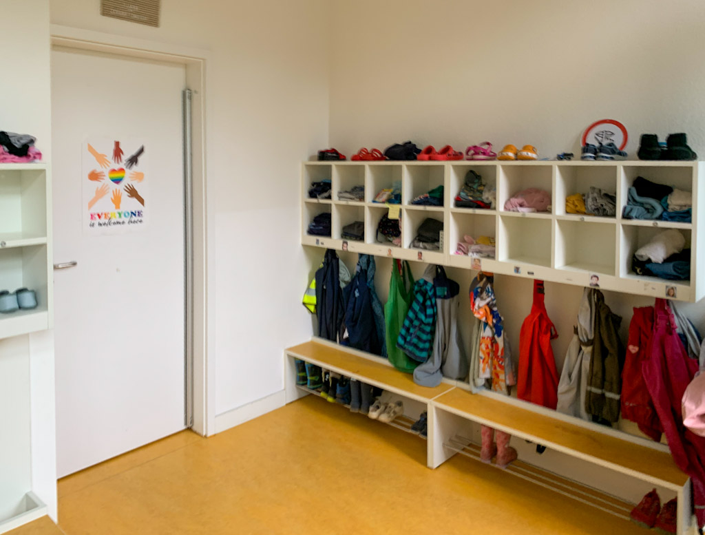 Garderobe Kinderladen Zukunftsmusik
