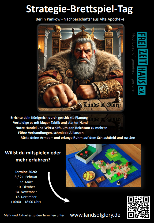 Flyer black Info 2026 Lands of Glory 2