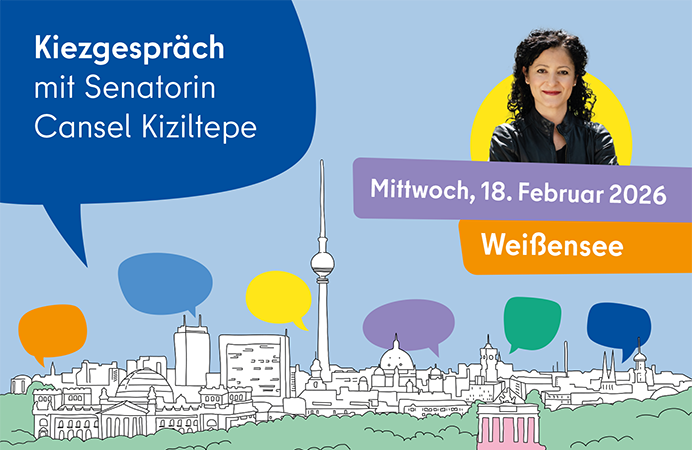 Kiezgespräch mit der Senatorin Cansel Kiziltepe