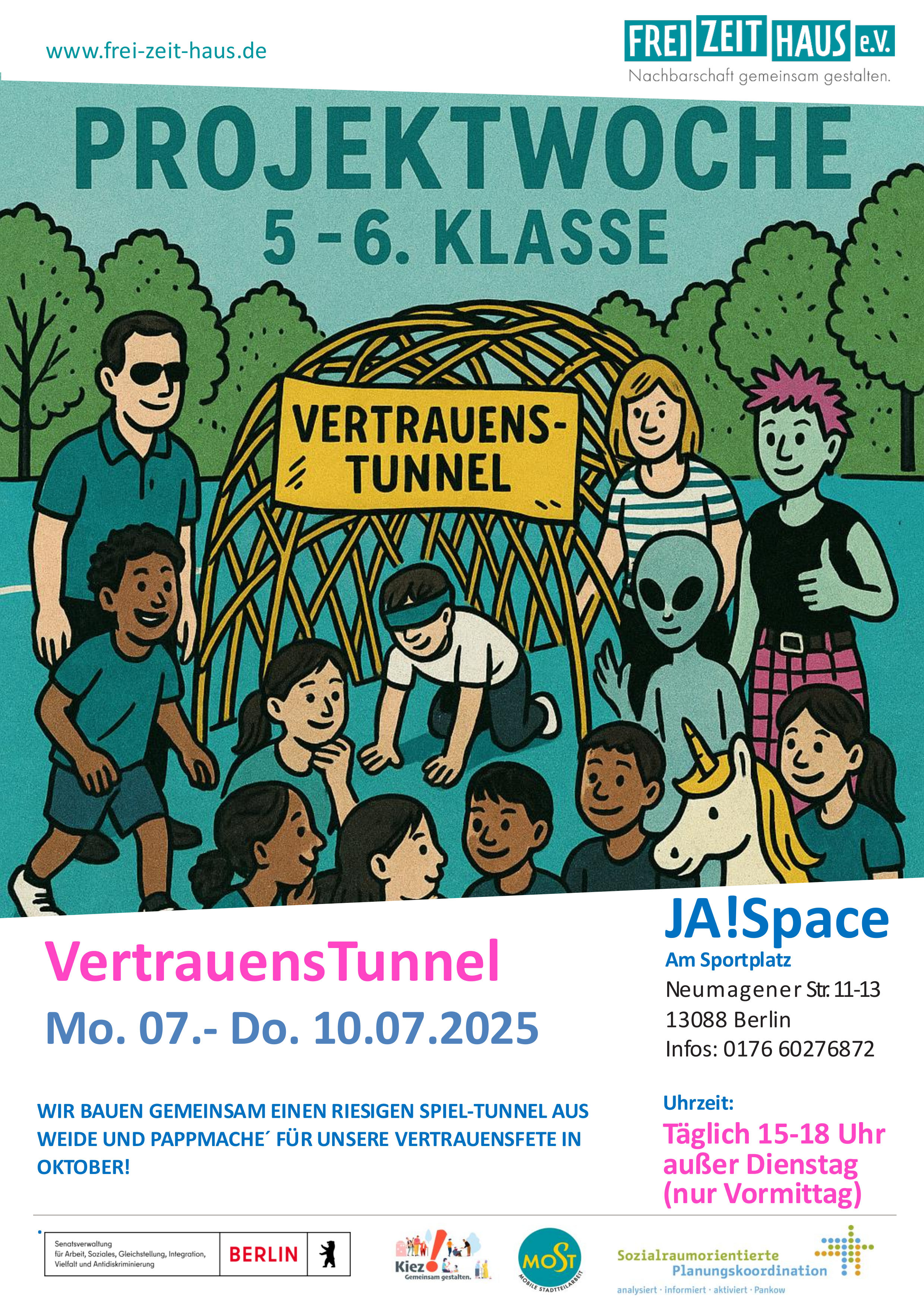 Plakat TUNNEL WOCHE 7 11 7 2025 2