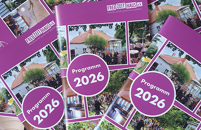 Jahresprogramm 2026 vom Stadtteilzentrum Weißensee